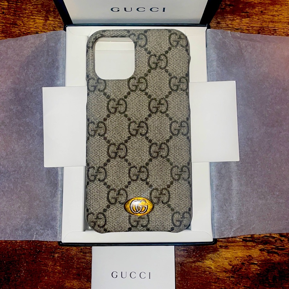 Pre-loved 11Pro iPhone hardcover Gucci Case